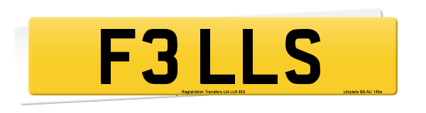 Registration number F3 LLS